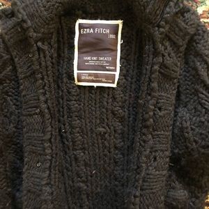 Ezra fitch hand woven sweater